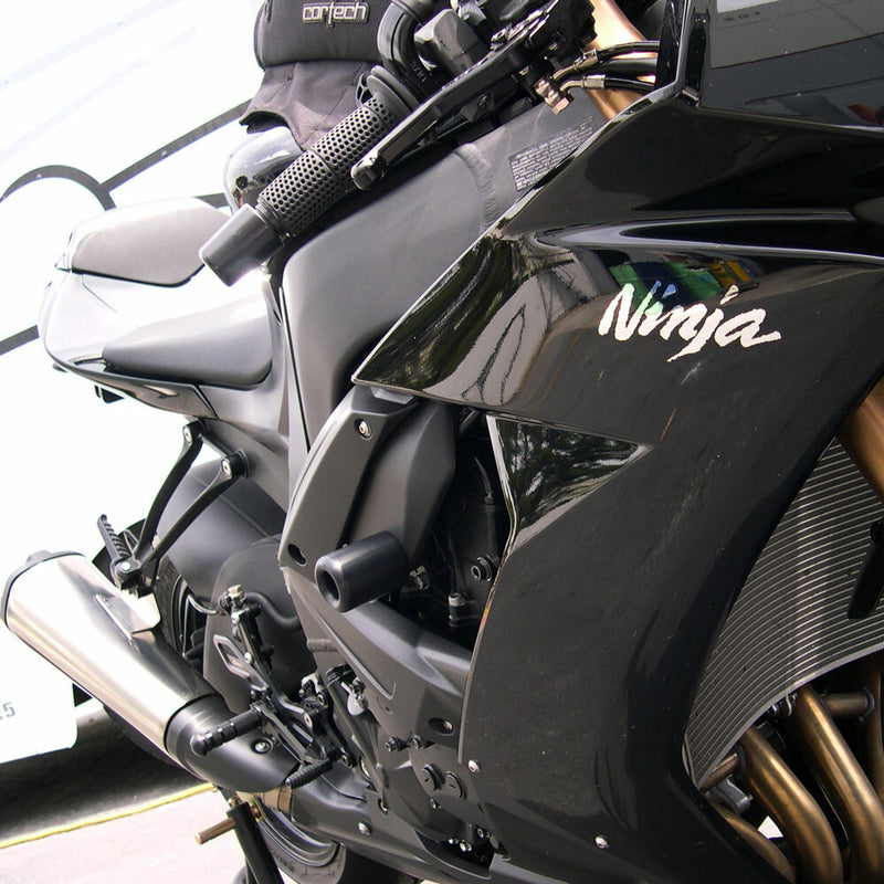 Shogun Frame Sliders Black - 750-4939 Kawasaki Ninja 2008-2010