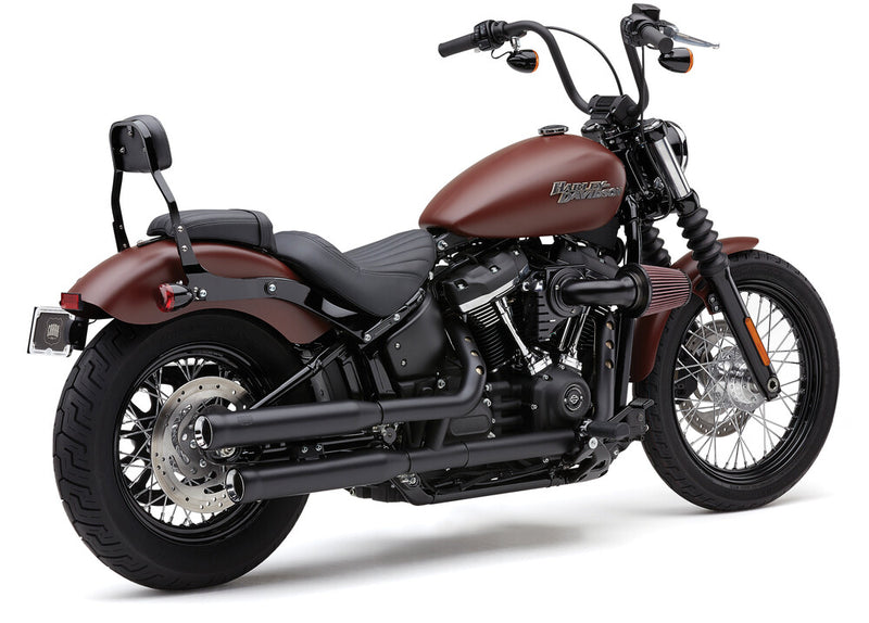 Cobra 3" NH Series Slip-ONS Black Softail - 6047B For Harley Softail 2018-2023