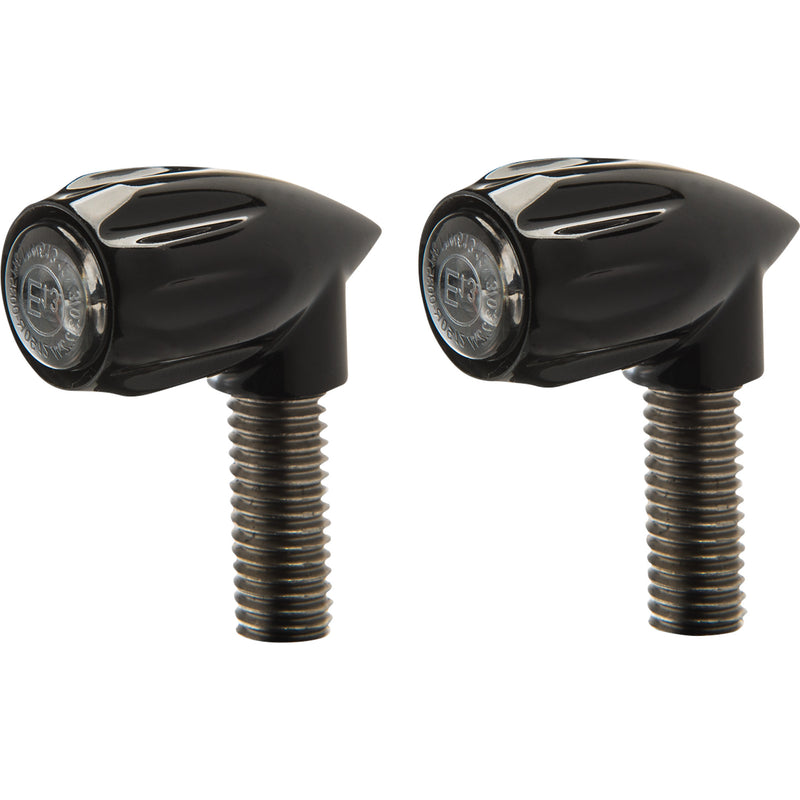 KODLIN USA 2020-1929 K68461 Neowise 3-1 Bullet Rear Indicator Lights - Grooved - Black