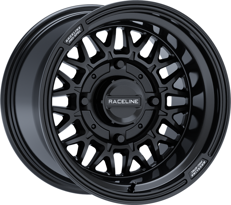 Raceline Wheels Raceline Omega 15X10 4/137 5+5 (0MM) Gloss Black - A13GB-51037-00 Honda UTVs 2016-2023