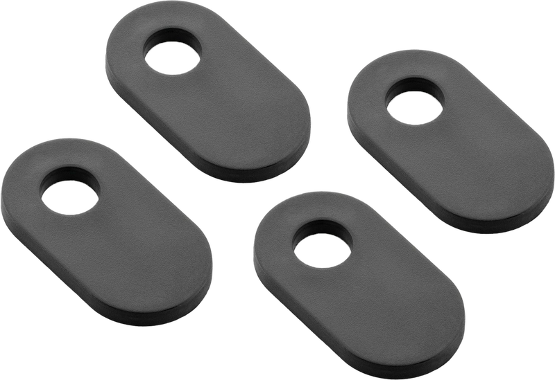 Rizoma Turn Signal Mounting Kit 4 PCS Black - FR218B For Triumph Speed / Street 2011-2017 | Ducati Monster 2014-2017