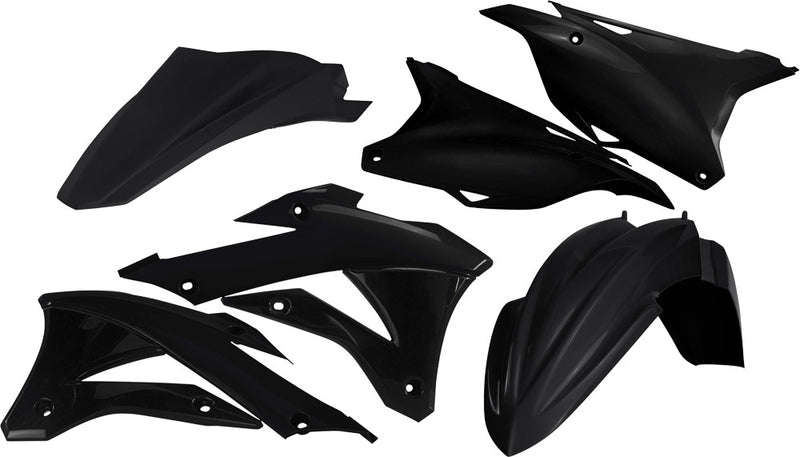 Acerbis Plastic Kit Black - 2374100001 Kawasaki KX 100 / KX 85 2014-2021