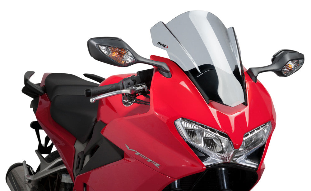 Puig Hi-Tech Parts Windscreen Racing Smoke - 7598H Honda VFR800FI Interceptor / VFR800F 2014-2017