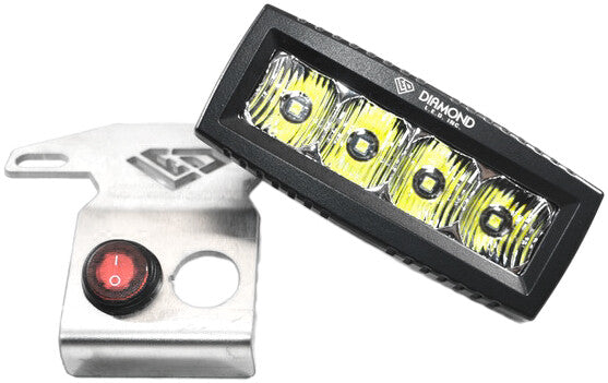 Diamond LED Motorcycle Light Bar With Battery Universal - UDBK1