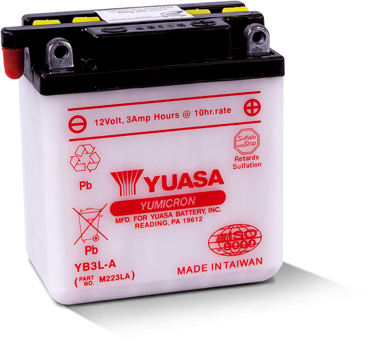 Yuasa Battery YUAM223LB Yuasa YB3L-B Yumicron 12-Volt Battery - User 1