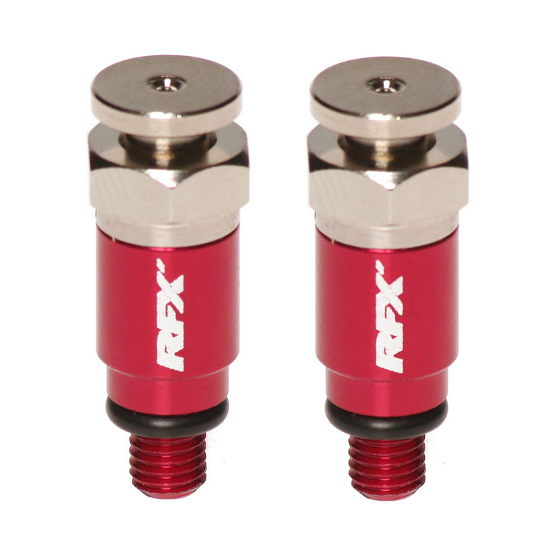 Rfx 739-0423 FXFB 101M5 99RD FORK AIR BLEEDERS RED KYB/SHOWA