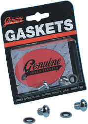 James Gasket James Gaskets Gasket Drain Screw Fork FLH Sftl EX. Deuce Kit - 45858-77-K For Harley Motorcycles 1993-2005