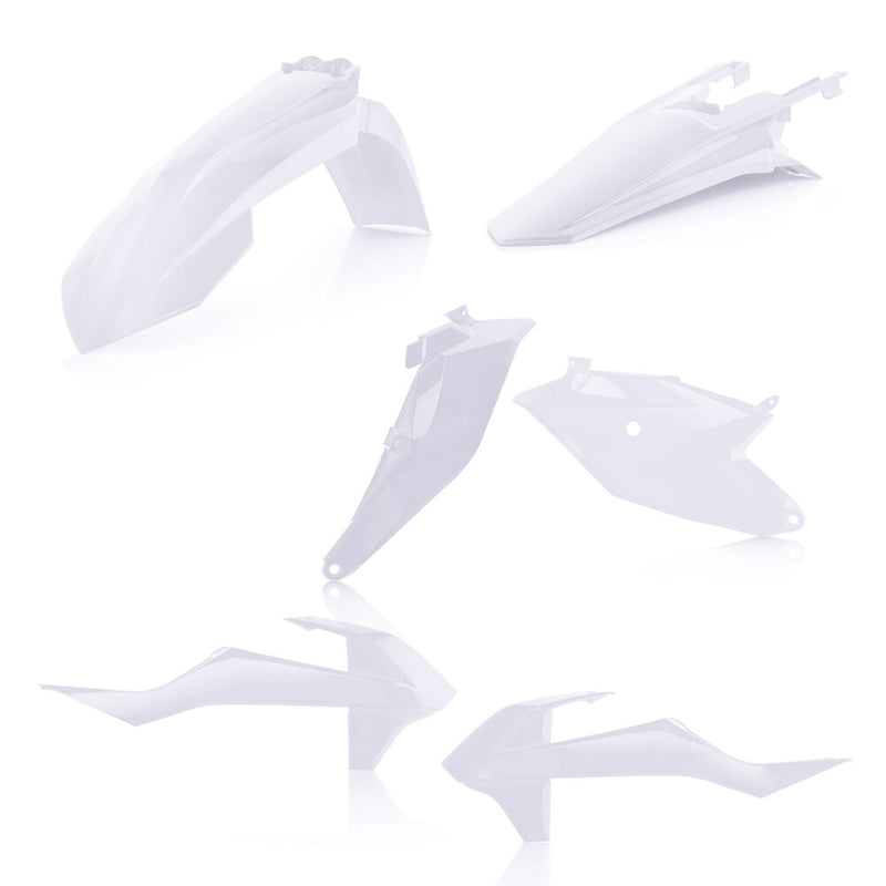 Acerbis Plastic Kit White - 2686016811 KTM 85 (17/14) 2018-2024