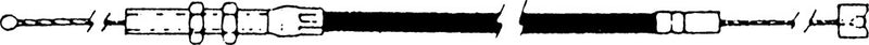 Sp1 40-3138 05-138-01 THROTTLE CABLE SINGLE