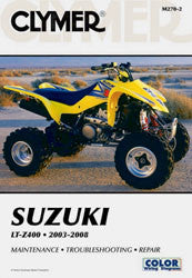Clymer Repair Manual Suzuki LT-Z400 - CM2702 Suzuki 400Z QuadSport 4x2 / QuadSport 2003-2007