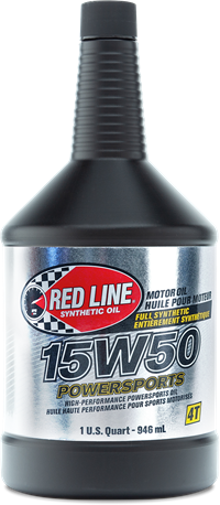 Red Line Powersports 15W50 1QT - 42104