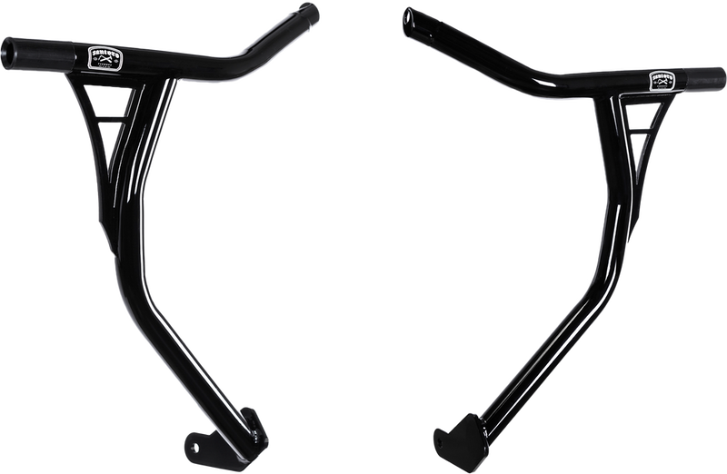 Santoro Fabworx NOT YO Daddys Heavy Hitter Crashbar GLS Black Challenger - SF80030 For Indian Challenger 2022-2025