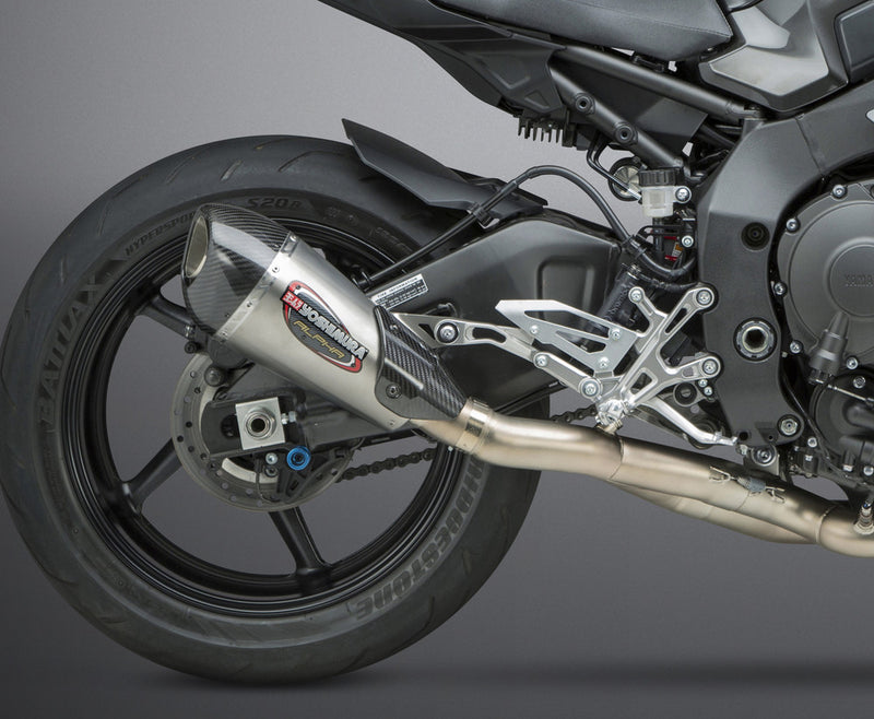 Yoshimura 960-1565 13100CP520 EXHAUST RACE ALPHA-T 3QTR SLIP-ON SS-SS-CF WORKS