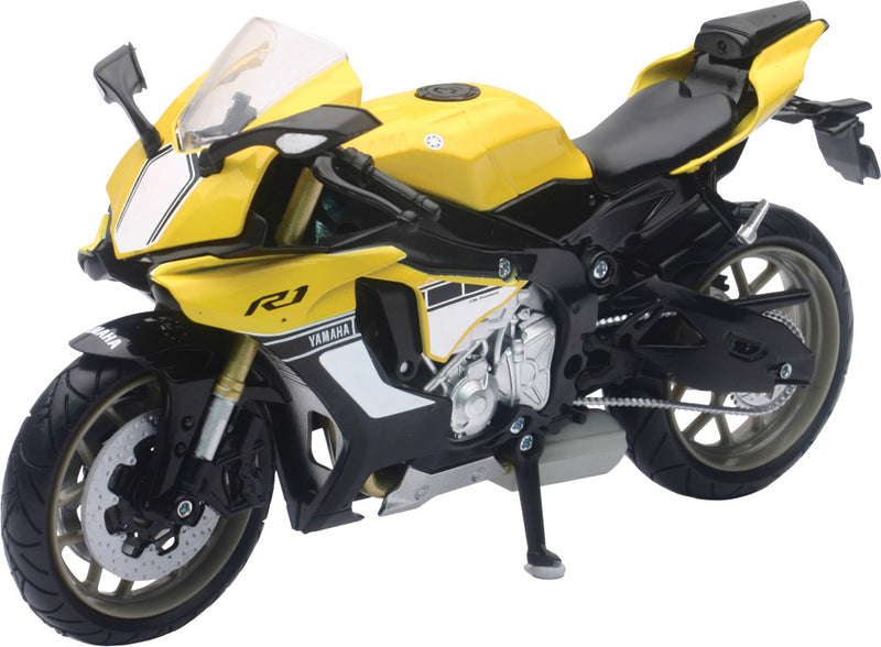 New Ray Toys Replica 1:12 Super Sport Bike 16 Yamaha YZF-R1 Yellow - 57803B