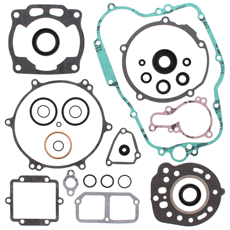Vertex Complete Gasket SET With OIL Seals - 811422 Kawasaki KX 125 1989