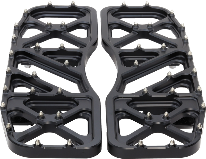 Flo Motorsports V5 Floorboards Black - FPEG-800V5-2BLK For Indian Chieftain / Roadmaster / Springfield / Challenger 2015-2023