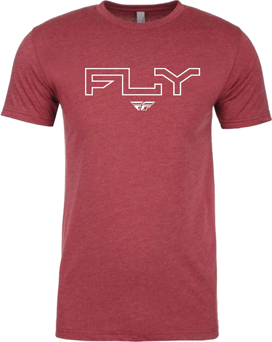 Fly Racing 354-0309X 354-0309X FLY EDGE TEE CARDINAL XL