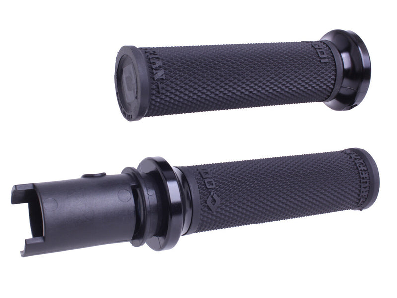 Odi Lock-ON Ruffian Grips Black Black CVO ` - V30HTCB-B For Harley Touring 2023-2024