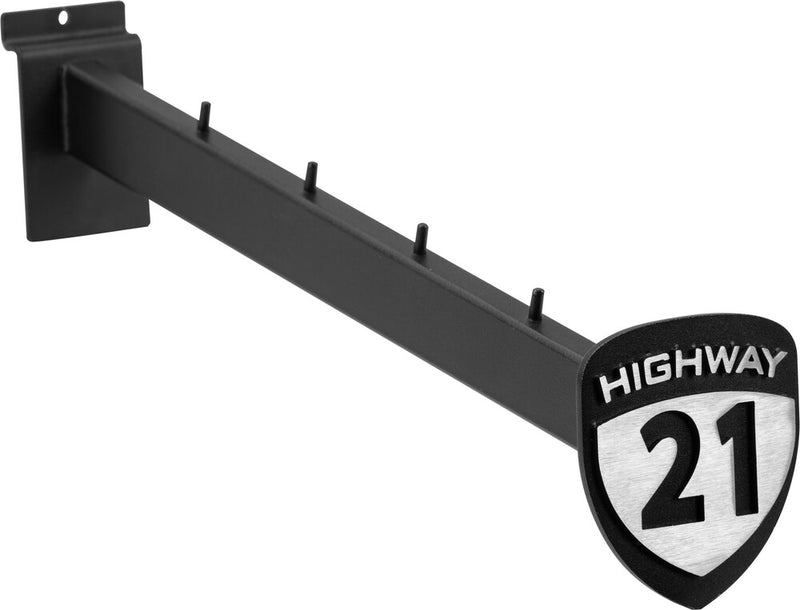 Highway 21 Waterfall PEG Slat Wall Hanger Post - WATERFALL-HWY21