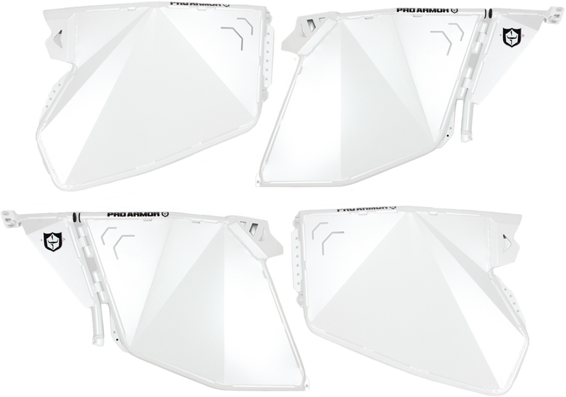 Pro Armor Traditional Half Doors Matte White Pearl POL - P144D000MWP Polaris RZR 2014-2020