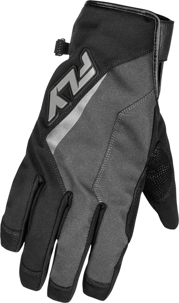 Fly Racing 371-06162X 371-06162X TITLE LONG GLOVES GREY/BLACK 2X