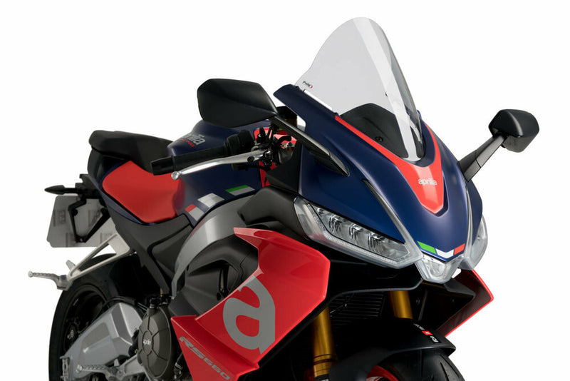 Puig Hi-Tech Parts Windscreen R-Racer Clear APR - 20571W Aprilia 660 2021-2025