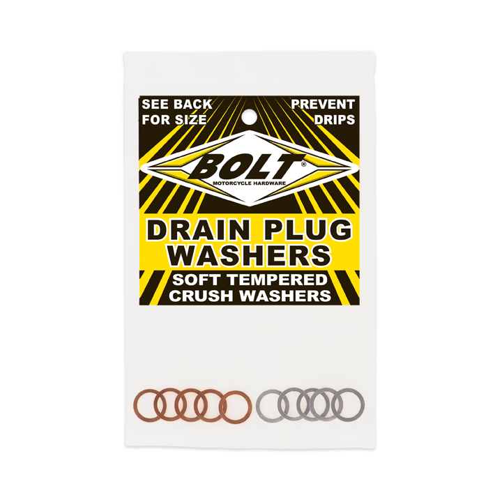 Bolt 020-1014510 DPWM10.145-10 BANJO CRUSH WASHERS 10MM 10/PK 5 ALUMINUM & 5 COPPER