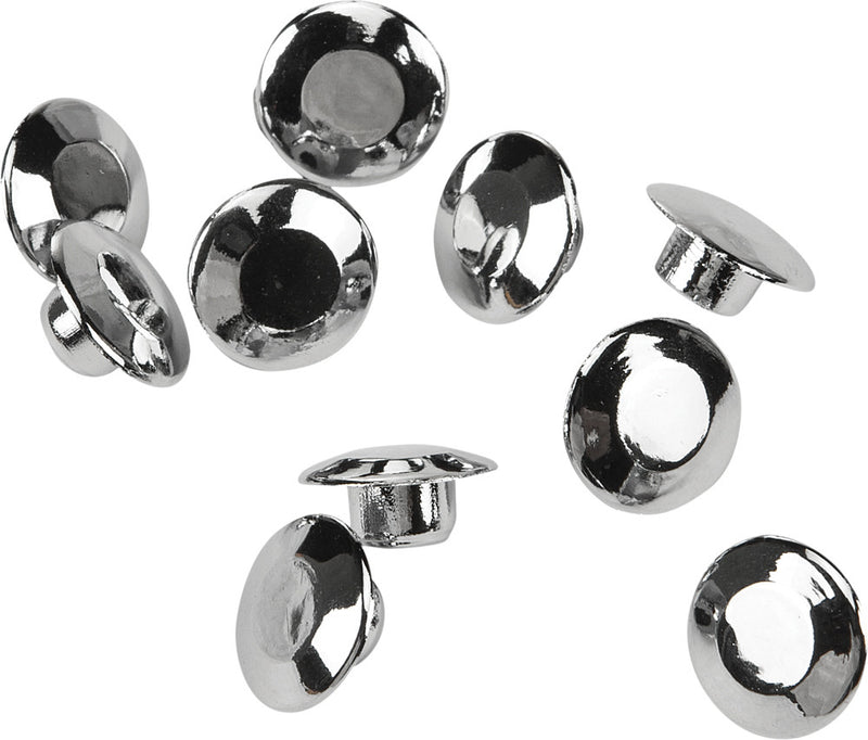 Harddrive 820-1178C 03-0107-10 H-BAR CLAMP BOLT CAPS CHROME 10/PK