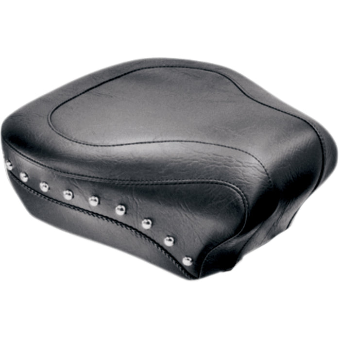 MUSTANG 0802-0460 75509 Wide Rear Seat - Studded - Black - Softail '84-'99