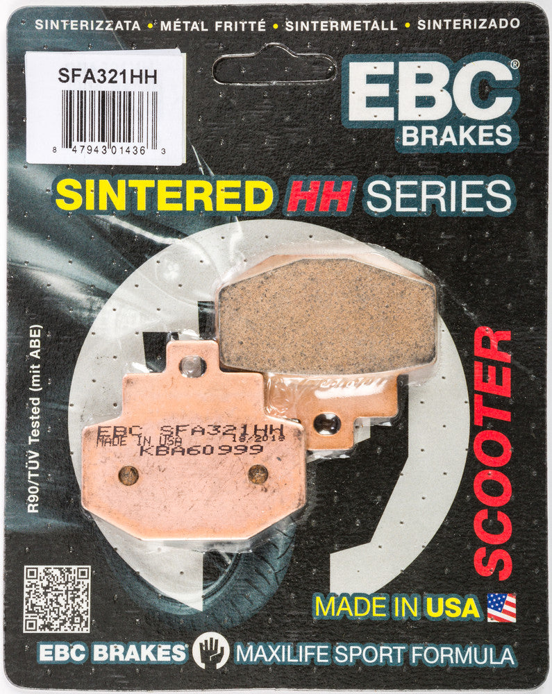 Ebc 153-321H SFA321HH BRAKE PADS SFA321HH DOUBLE-H SINTERED