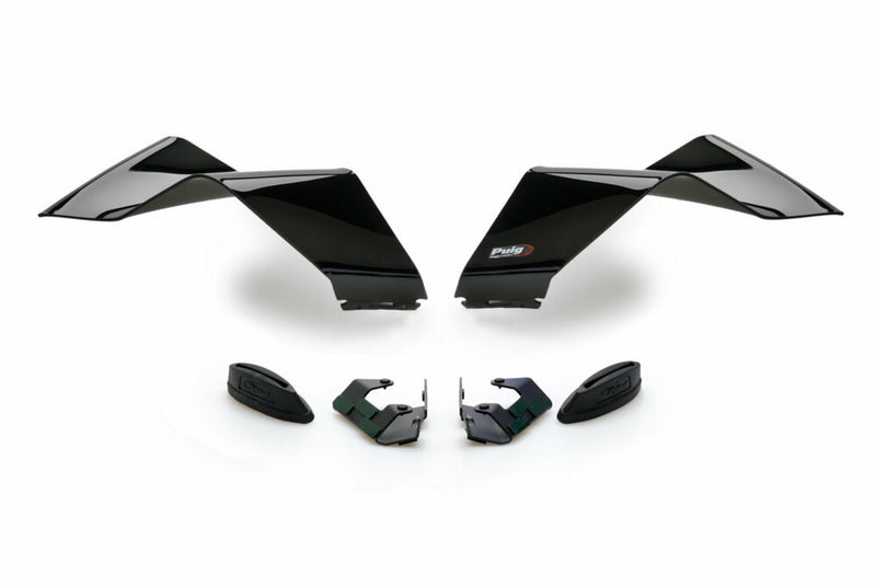 Puig Hi-tech Parts 561-20523BK 20523N FRONT GP SPOILER BLACK YAM