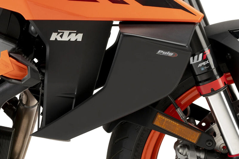 Puig Hi-tech Parts 561-22174BK 22174J DOWNFORCE SIDE SPOILERS MATT BLACK KTM