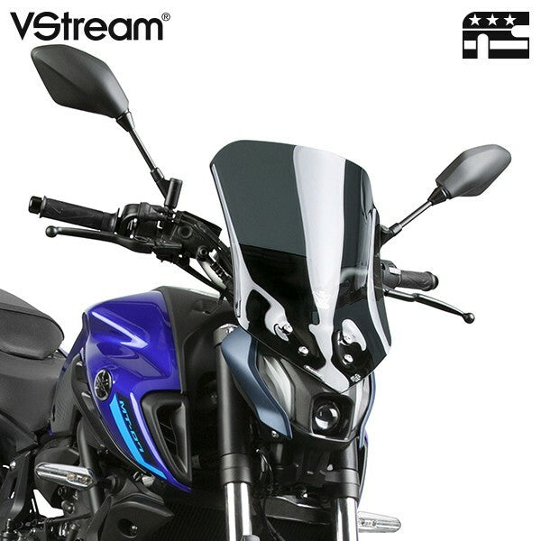 National Cycle 562-5181D N20340 VSTREAM WINDSCREEN SHORT DARK TINT YAM
