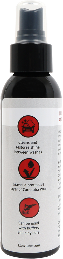 Klotz Oil 842-0178 KS-324 QUICK DETAILER 4 OZ 20/CASE
