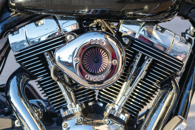 S&S Cycle 170-0719A 08-16 Touring/16-17 Softail Models Stealth Air Stinger Kit W/ Chrome Teardrop - User 1