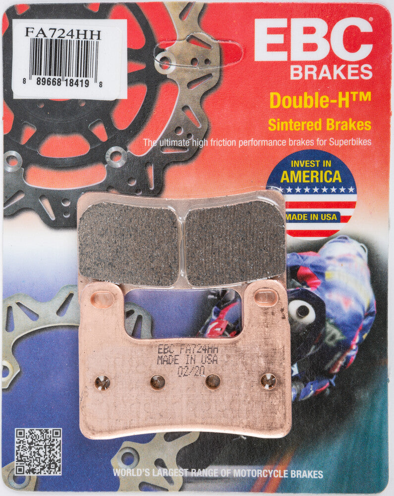EBC Brake Pads Double-H Sintered - FA724HH BMW S1000R / S1000RR 2018-2020