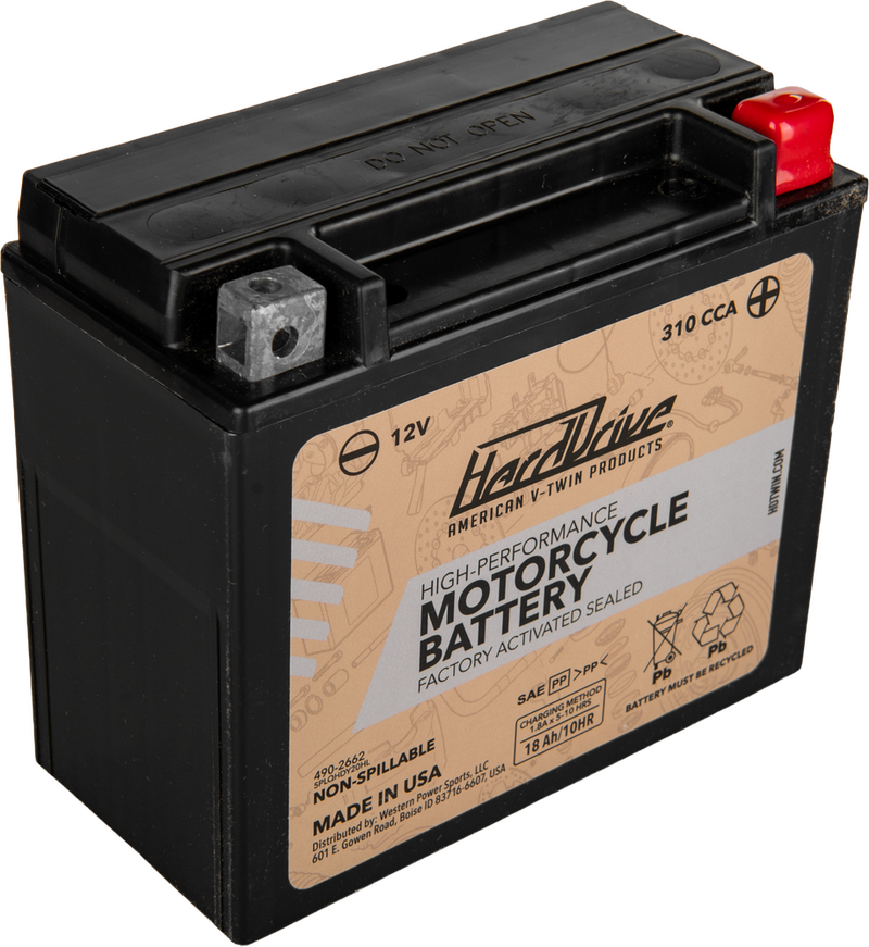 Harddrive 490-2662 HRDM720BH HIGH PERFORM BATTERY YTX20HL CCA 310