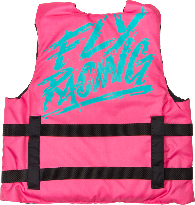 Fly Racing 221-30330 221-30330 YOUTH FLOTATION VEST NEON PINK/TEAL