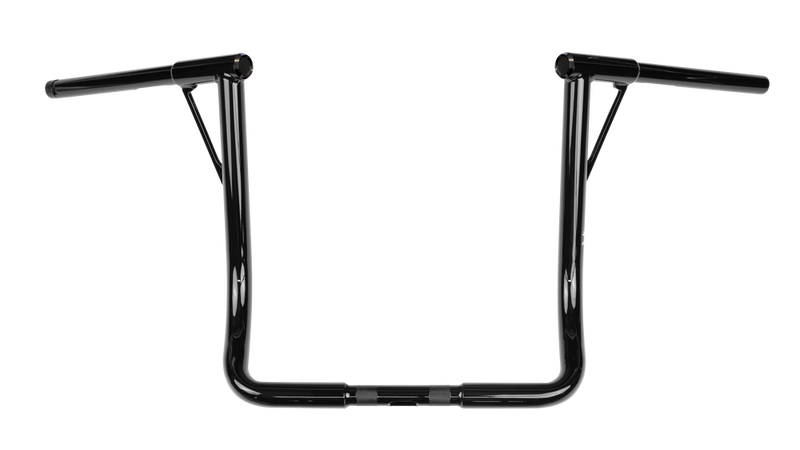Burly Brand Louie-Bagger 16"BAR 1.25" TBW Black - B12-7005B For Harley Touring 1986-2024