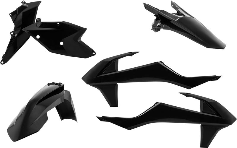 Acerbis Full Plastic Kit Black - 2421070001 KTM Dirt Bikes 2016-2018