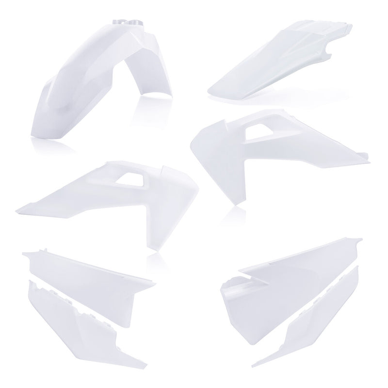 Acerbis Plastic Kit White - 2791556811 Husqvarna Dirt Bikes 2020-2023