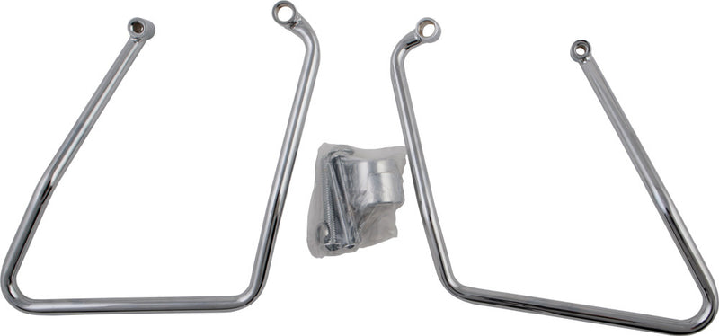 Harddrive Saddlebag Supports Chrome Late Sportster - 05-213 For Harley Sportster 2004-2019