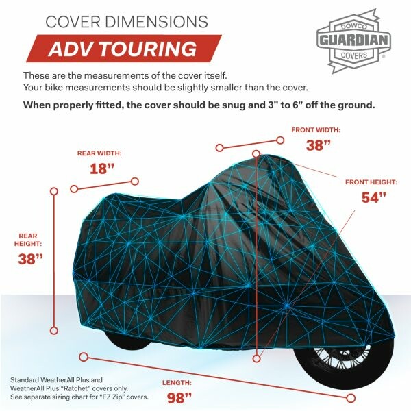 Dowco Cover Weatherall Plus Adventure Touring - 51614-00 BMW F650GS Dakar / 1200 Adventure / R1200GS Adventure 2001-2013