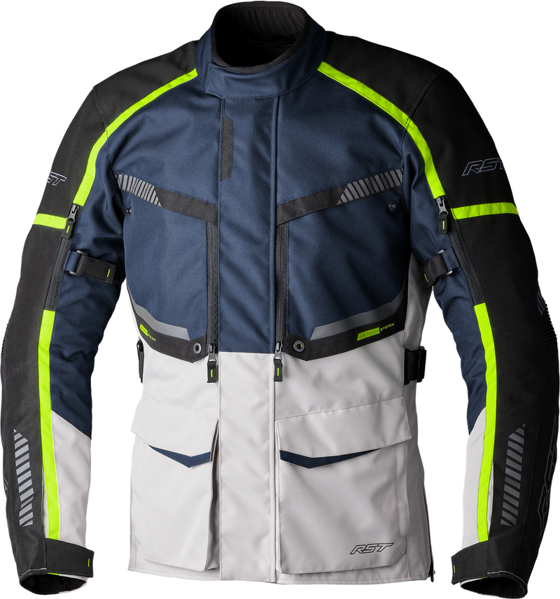 Rst 556-3198248 103198NVY-48 MAVERICK EVO CE JACKET NAVY/SILVER TEXTILE 2XL