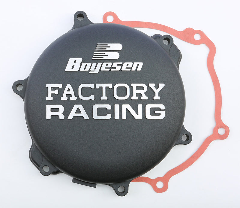 Boyesen Factory Racing Clutch Cover Black - CC-33B Yamaha YZ 125 2005-2024