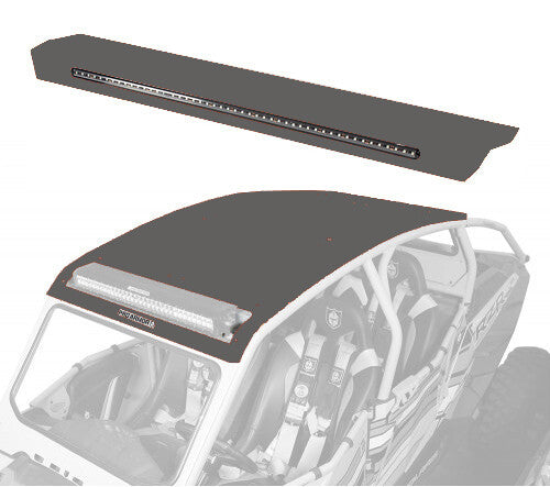 Pro Armor Asylum Roof With Rear Lightbar PKT Stealth Grey - P144R124SG Polaris RZR 2014-2022