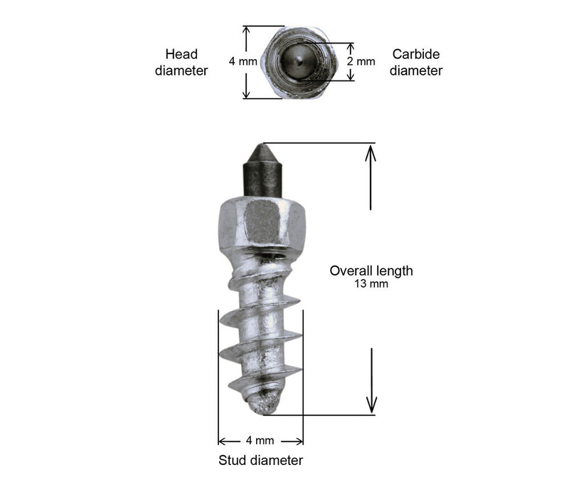 Igrip ST-11100R ST-11100R 7/16"-11MM STD SCREW STUDS QTY 100