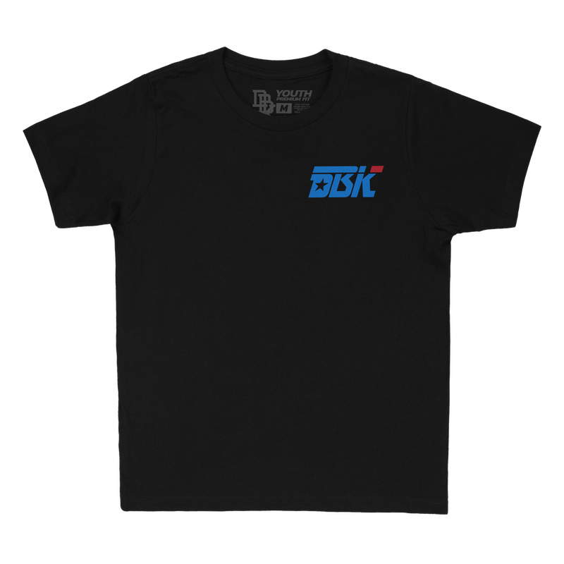 Dbk 325-00001YL YT-ANTHEM-L ANTHEM YOUTH TEE BLACK YL