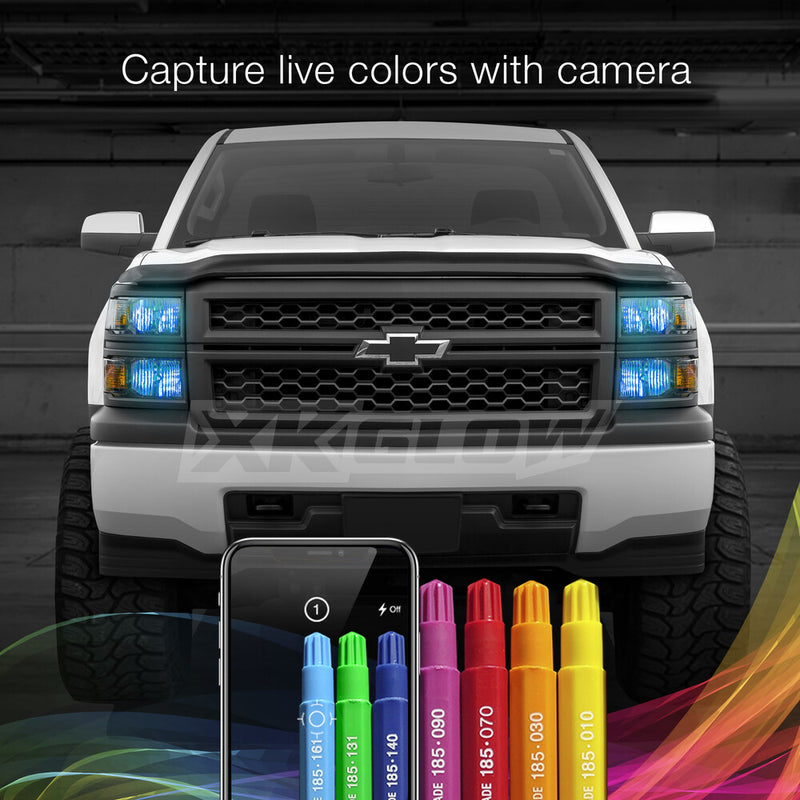 Xk Glow RGB H4 LED Bulb Kit - XK045004-H4-M