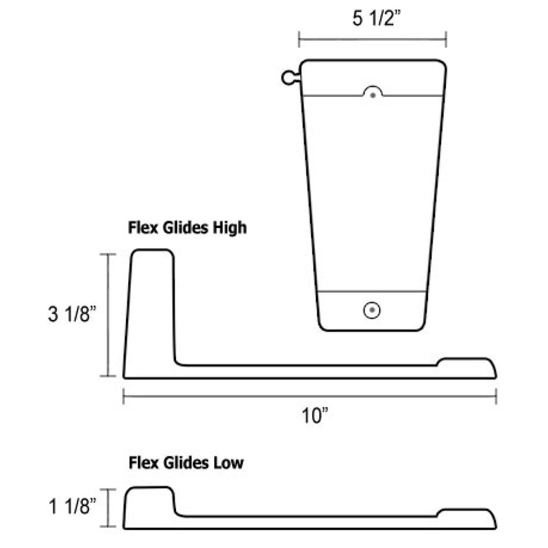 CALIBER 13343 13343 Trailer Flex-Glides P/M FLEX GLIDES HIGH